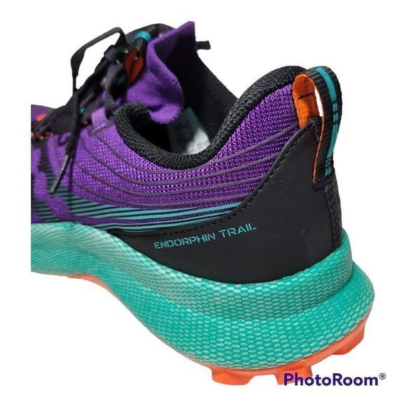 Saucony Endorphin Trail Running Shoes Women Sz 12 PWRTRAC S10647-20 Concord NEW - Picture 6 of 12
